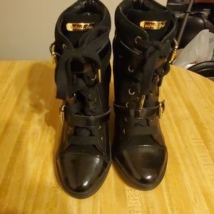 Michael Kors "Skid Wedge Sneaker"